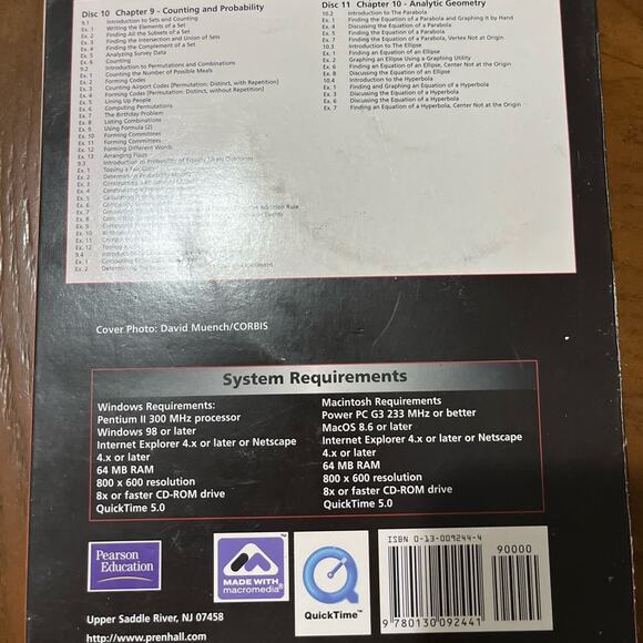 Sullivan College Algebra Lecture Series with Graphing Utilities 3rd Edition CD's - Picture 2 of 10